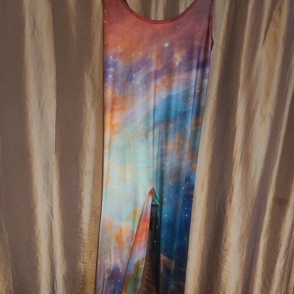 Blackmilk Galaxy Rainbow Catsuit Sz L - Picture 4 of 5